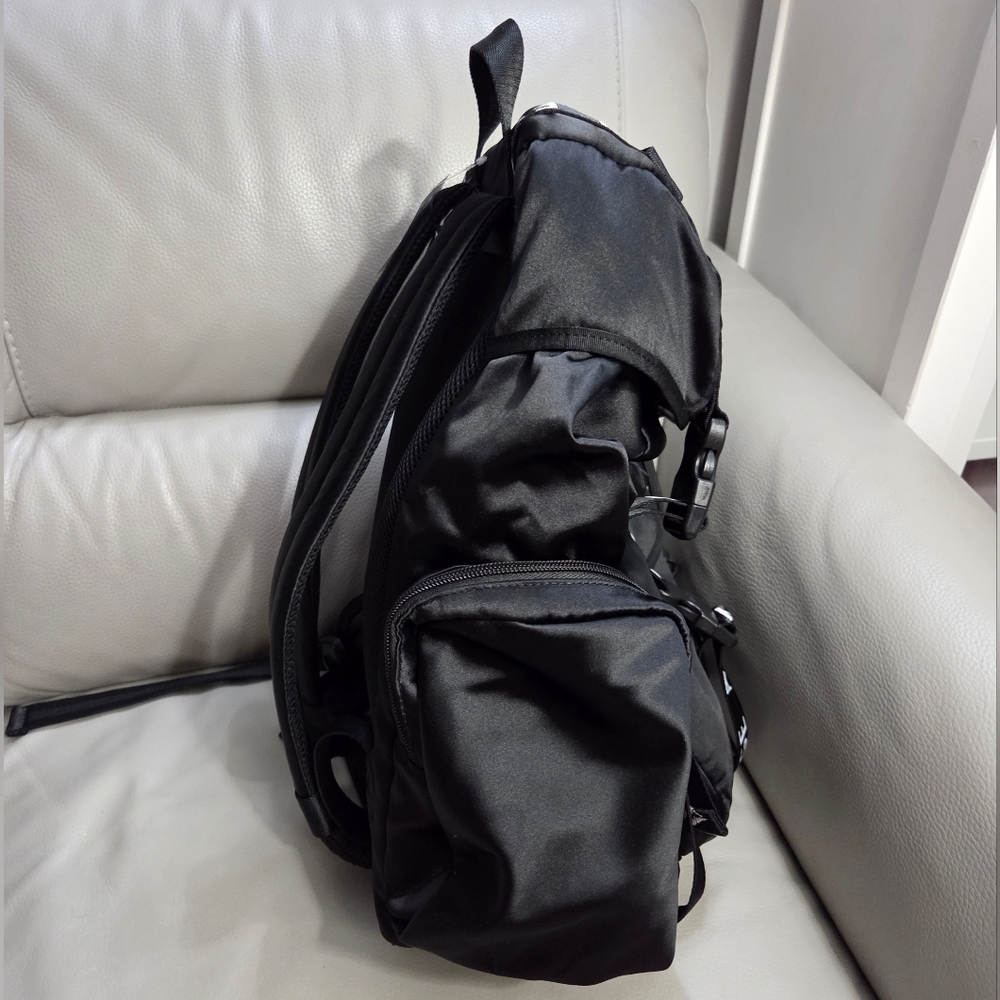 NWT - Armani Exchange Logo Strap Multiple Pockets Backpack - Picture 3 of 11